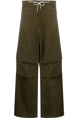 DARKPARK Pantalones con cordones en la pretina