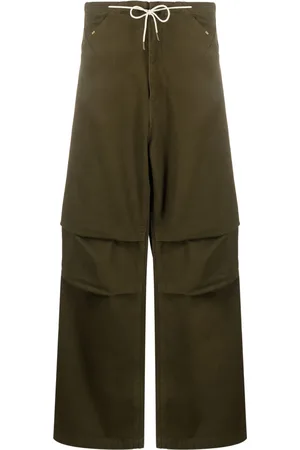 DARKPARK Pantalones con cordones en la pretina