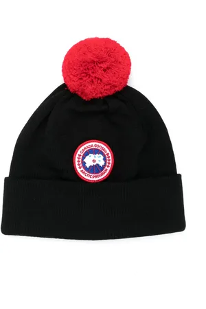 Canada Goose Gorro con parche del logo y pompón