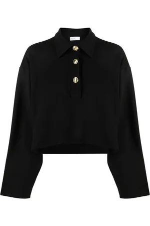 ROSETTA GETTY Playera tipo polo manga larga
