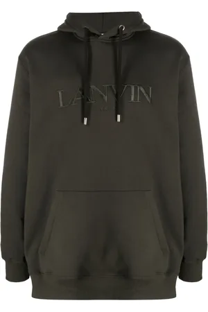 Lanvin Hoodie con logo bordado