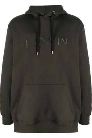 Lanvin Hoodie con logo bordado