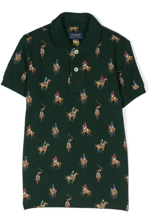 Ralph Lauren Playera tipo polo con estampado gráfico