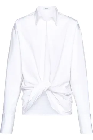 Salvatore Ferragamo Camisa con diseño cruzado