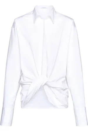 Salvatore Ferragamo Camisa con diseño cruzado