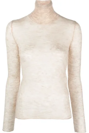 Auralee Suéter con cuello redondo