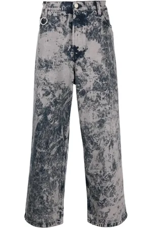 Etudes Jeans anchos con tiro mido
