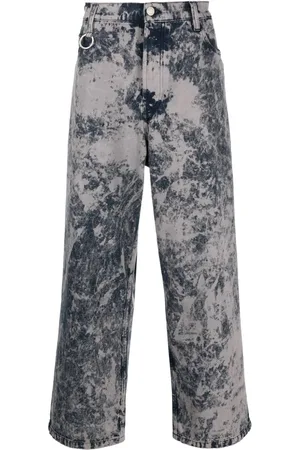 Etudes Jeans anchos con tiro mido