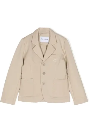 Trussardi Blazer con botones y logo bordado