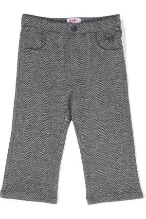 Il gufo Pantalones con motivo pied de poule