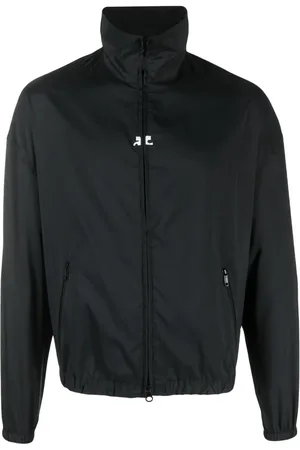Courrèges Chamarra ligera con logo estampado