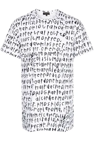 Comme des Garçons Playera con estampado gráfico