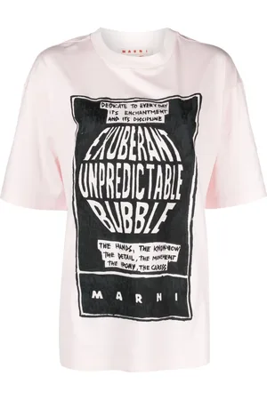 Marni Playera con eslogan estampado