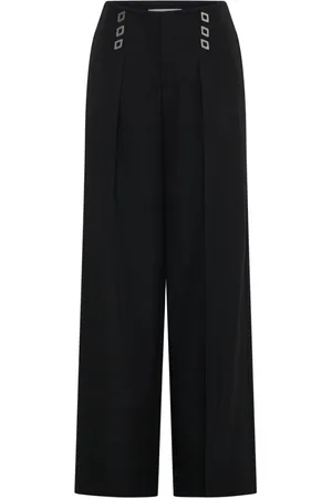 DION LEE Pantalones de vestir con apliques de rombo