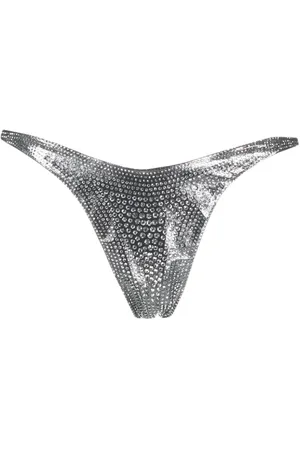 MUGLER Bikini bottom con detalles