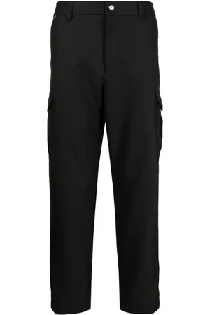 HUGO BOSS Mid-rise tapered-leg trousers