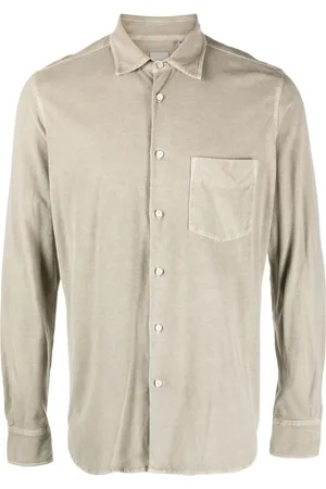 Aspesi Camisa de terciopelo con botones