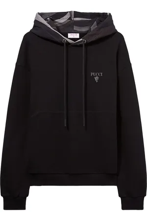 Puccini Hoodie con estampado Marmo