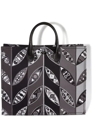 Puccini Tote con estampado geométrico