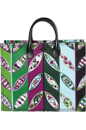 Puccini Tote con estampado geométrico