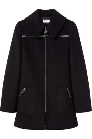 Puccini Abrigo con cuello oversize y cierre