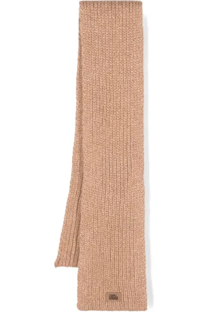 UGG Bufanda de tejido grueso con parche del logo