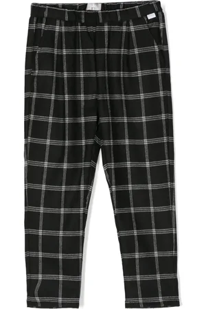 Il gufo Pantalones ajustados con cuadros estampados