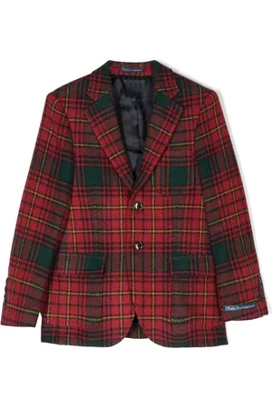 Ralph Lauren Blazer con botones y motivo de cuadros