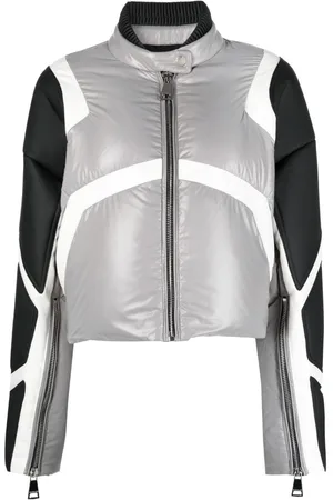 Khrisjoy Chamarra capitonada Khris Crop Biker