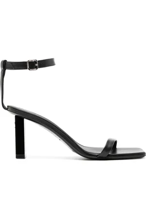 Courrèges Sandalias con puntera cuadrada y tacón de 80mm