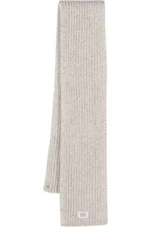 UGG Bufanda de tejido grueso con parche del logo