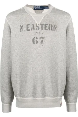 Ralph Lauren Sudadera con estampado gráfico y cuello redondo
