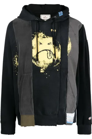 Maison Mihara Yasuhiro Hoodie con estampado de carita
