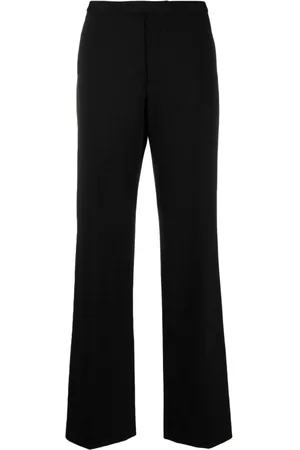 Aspesi Pantalones acampanados con cierre descentrado