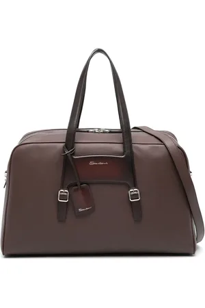 santoni Bolsa de viaje con sello del logo