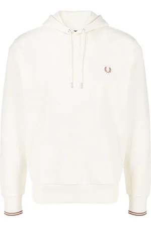 Fred Perry Logo-embroidered drawstring hoodie