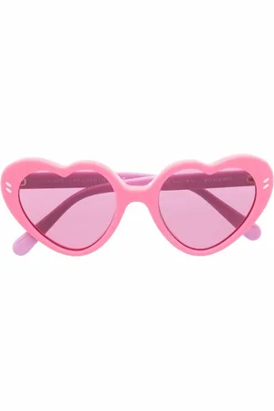 Stella McCartney Lentes de sol con forma de corazón