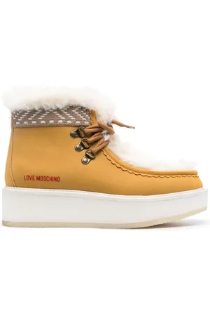 Moschino fur cheap moon boots