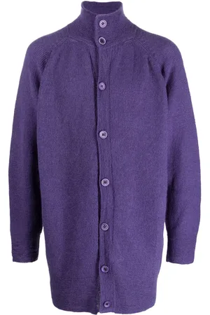 YOHJI YAMAMOTO Cárdigan con botones y cuello de tortuga