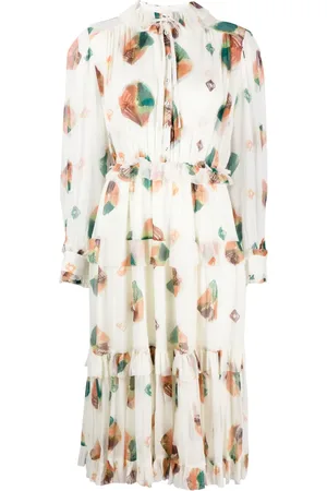 ULLA JOHNSON Vestido camisero midi Reina