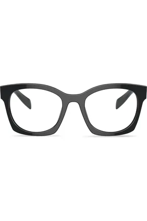 Prada Lentes del sol con armazón cuadrada y logo grabado