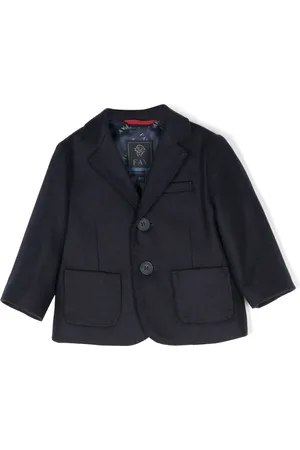 FAY Blazer con efecto melange y botones