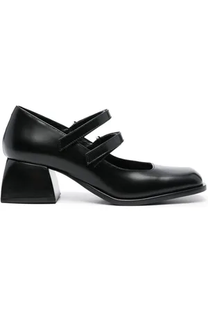 NODALETO Zapatillas con puntera cuadrada y tacón de 50mm