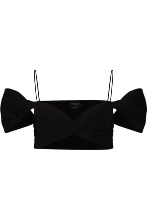 Giambattista Valli Top estilo bandeau con detalle retorcido