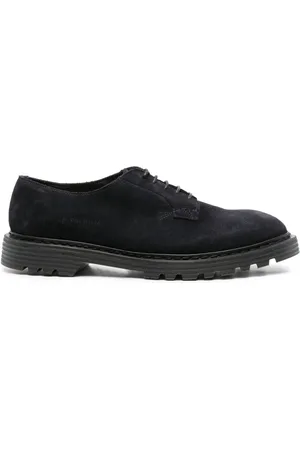 Premiata Zapatos derby con logo en relieve y tacón de 30mm