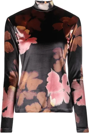 Paul Smith Top con cuello falso y estampado floral