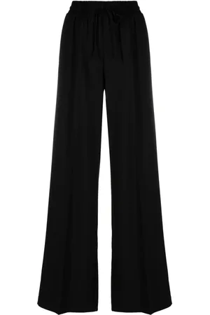 Twin-Set Pantalones anchos con placa del logo
