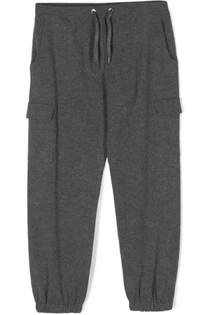 Brunello Cucinelli Pants de cachemira con cordones en la pretina