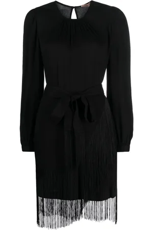 Twin-Set Vestido corto con flecos