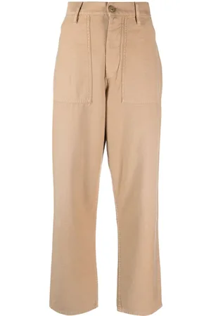 Ralph Lauren Pantalones ajustados con tiro alto